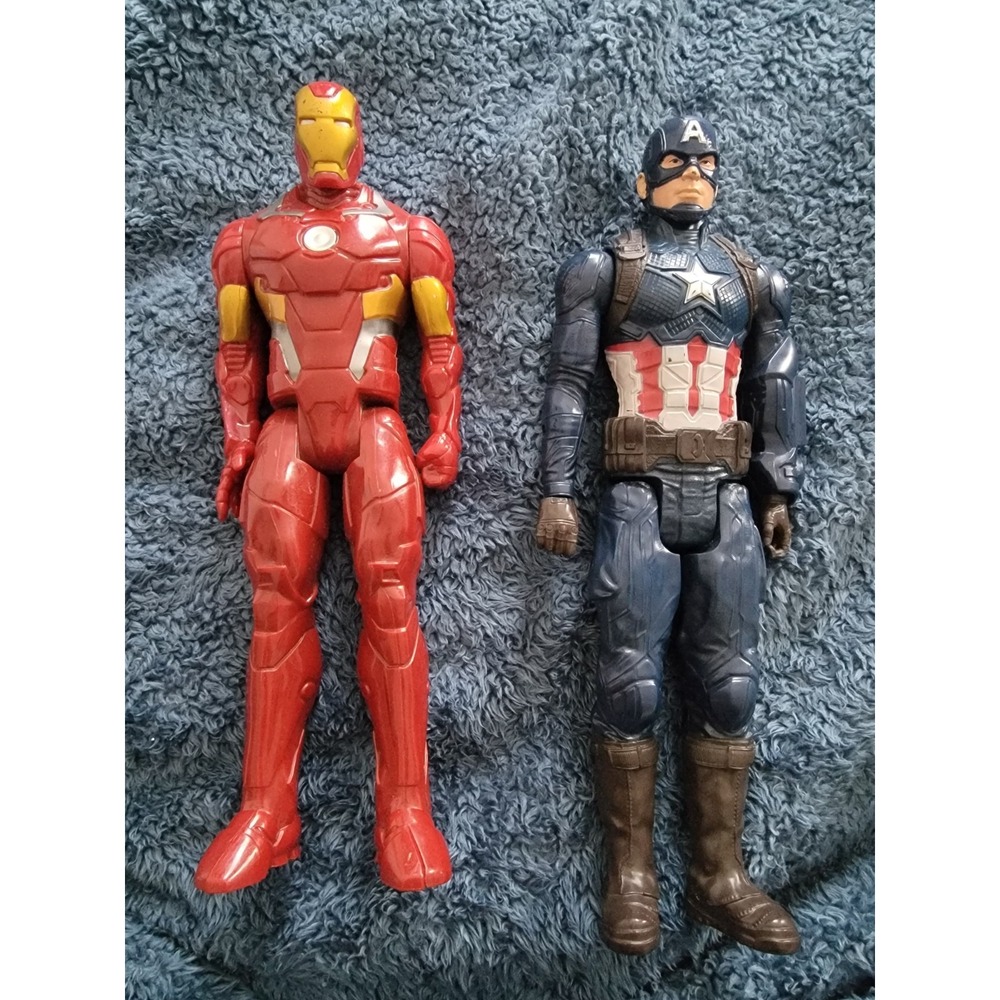Marvel Hasbro 2018 Captain America Iron Man 12 "‎ Action Figure Titan Wars